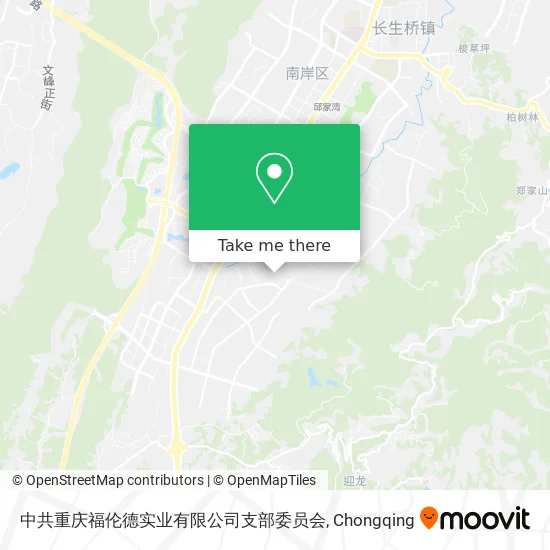 中共重庆福伦德实业有限公司支部委员会 map