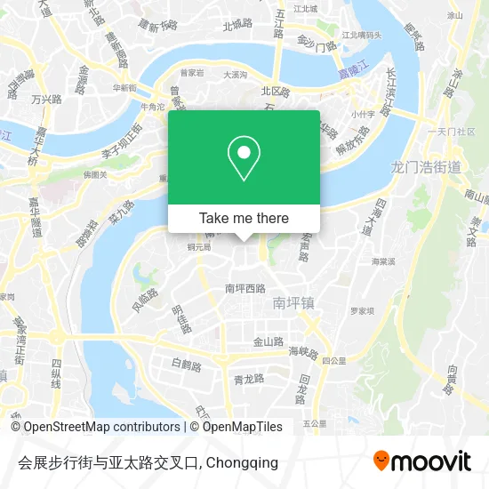 会展步行街与亚太路交叉口 map