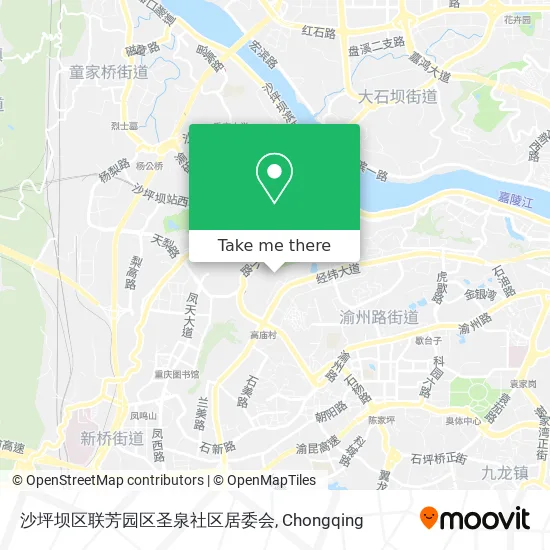 沙坪坝区联芳园区圣泉社区居委会 map
