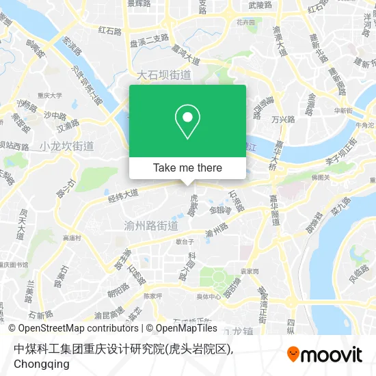 中煤科工集团重庆设计研究院(虎头岩院区) map