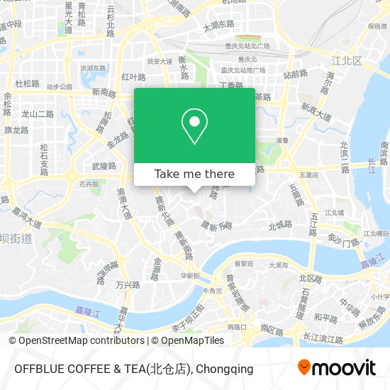 OFFBLUE COFFEE & TEA(北仓店) map