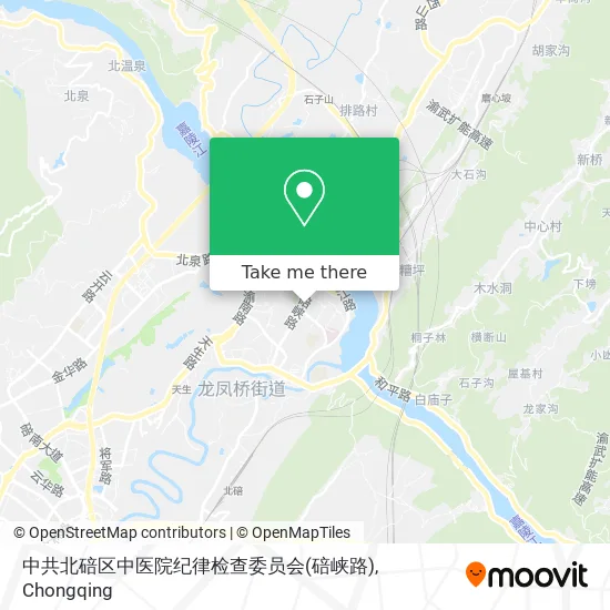 中共北碚区中医院纪律检查委员会(碚峡路) map