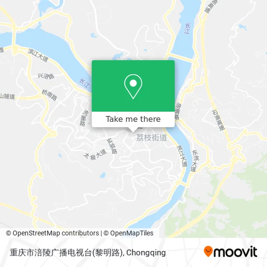 重庆市涪陵广播电视台(黎明路) map