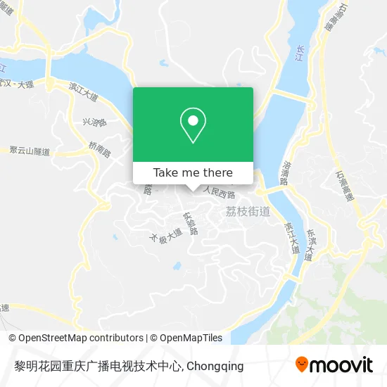 黎明花园重庆广播电视技术中心 map