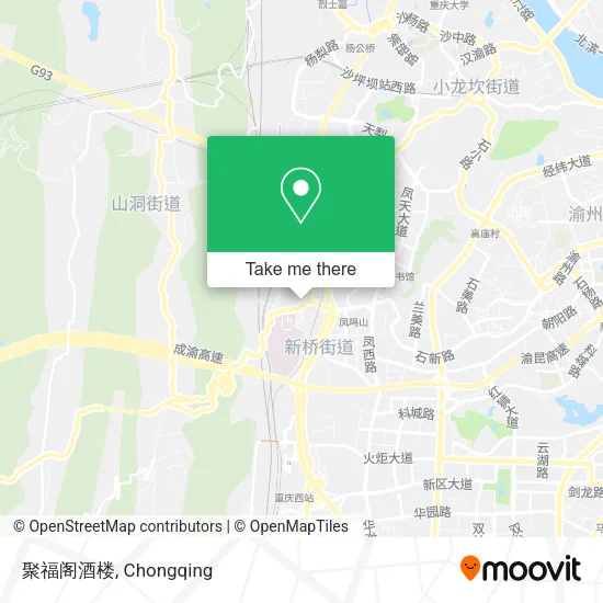聚福阁酒楼 map