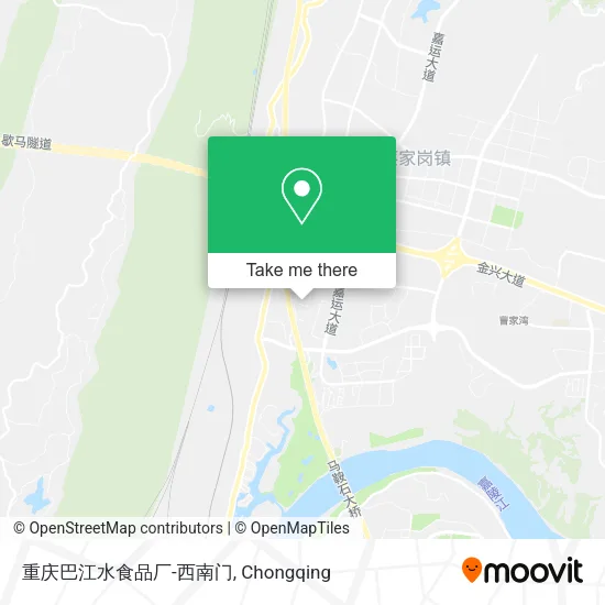 重庆巴江水食品厂-西南门 map