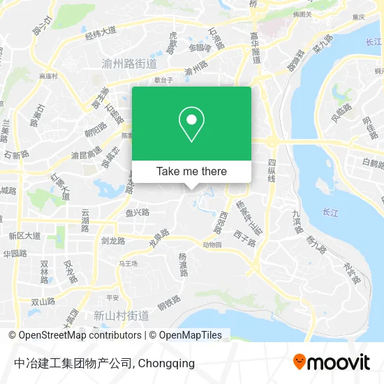 中冶建工集团物产公司 map