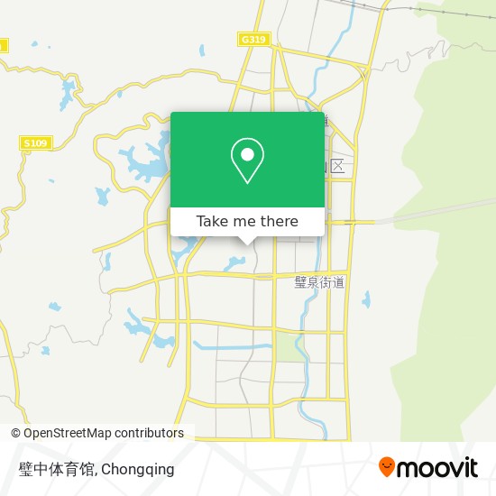 璧中体育馆 map