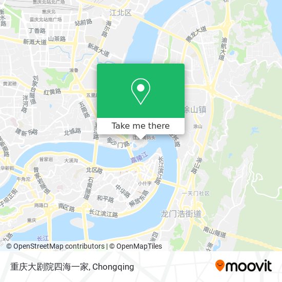 重庆大剧院四海一家 map