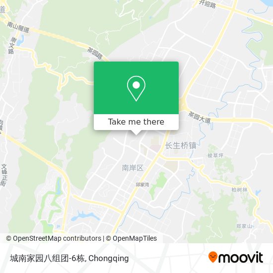 城南家园八组团-6栋 map