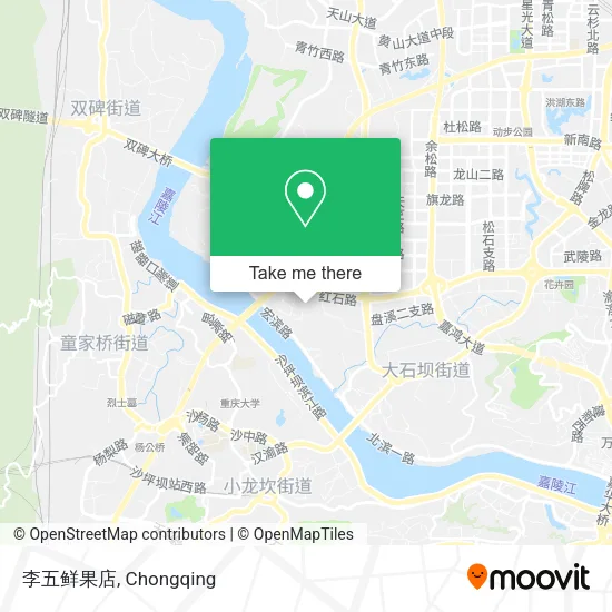 李五鲜果店 map