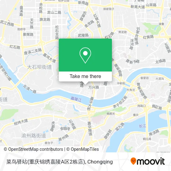 菜鸟驿站(重庆锦绣嘉陵A区2栋店) map