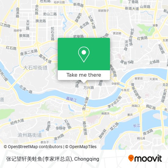 张记望轩美蛙鱼(李家坪总店) map