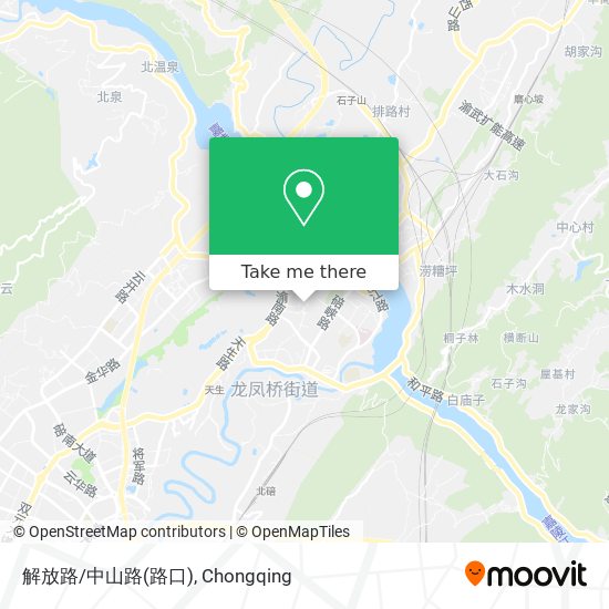 解放路/中山路(路口) map