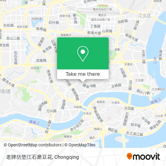老牌坊垫江石磨豆花 map