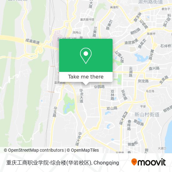 重庆工商职业学院-综合楼(华岩校区) map