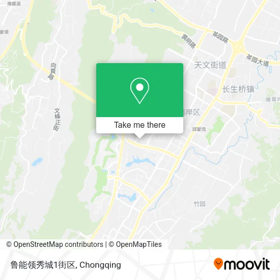 鲁能领秀城1街区 map