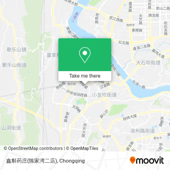 鑫斛药庄(陈家湾二店) map