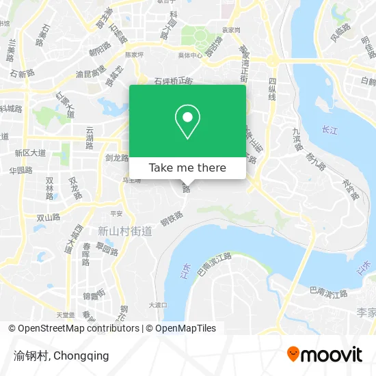渝钢村 map
