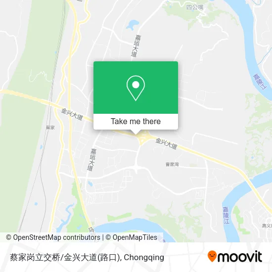 蔡家岗立交桥/金兴大道(路口) map