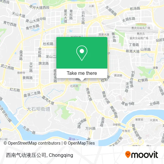 西南气动液压公司 map