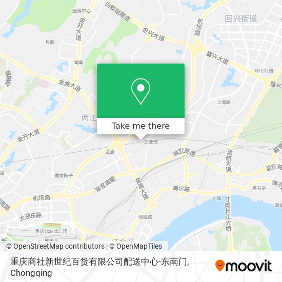 重庆商社新世纪百货有限公司配送中心-东南门 map