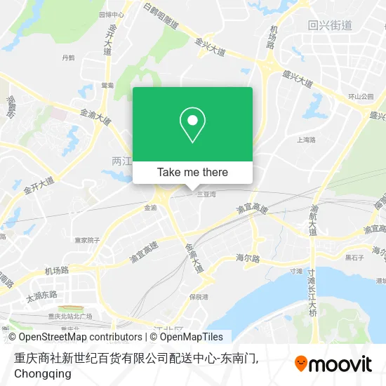 重庆商社新世纪百货有限公司配送中心-东南门 map