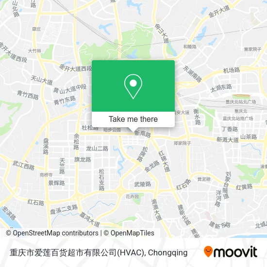 重庆市爱莲百货超市有限公司(HVAC) map