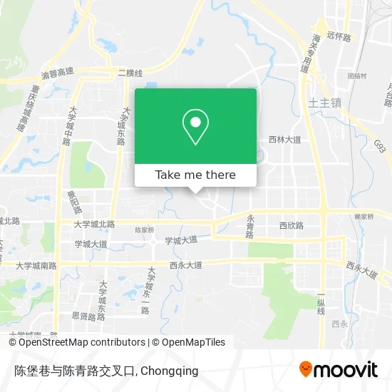 陈堡巷与陈青路交叉口 map