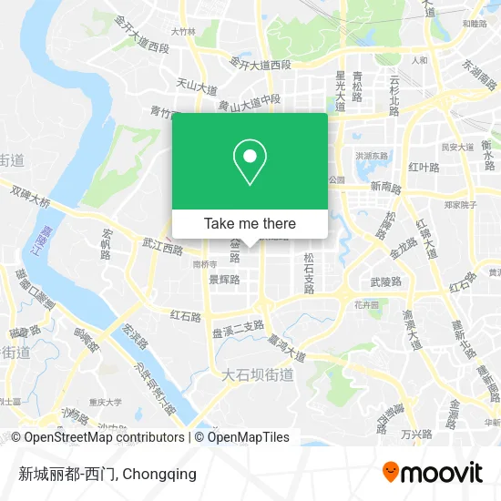 新城丽都-西门 map