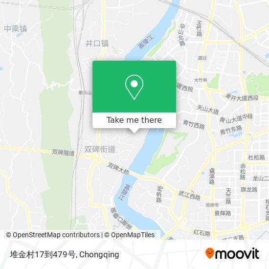 堆金村17到479号 map