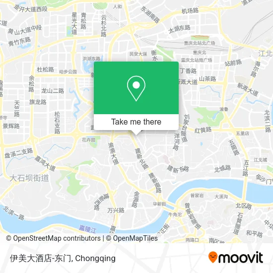 伊美大酒店-东门 map