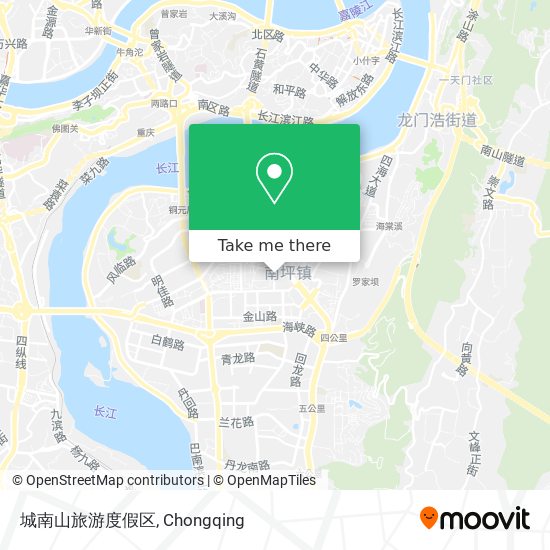 城南山旅游度假区 map