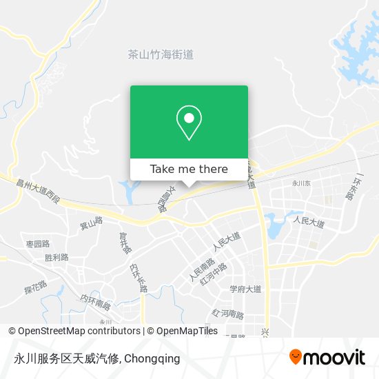 永川服务区天威汽修 map