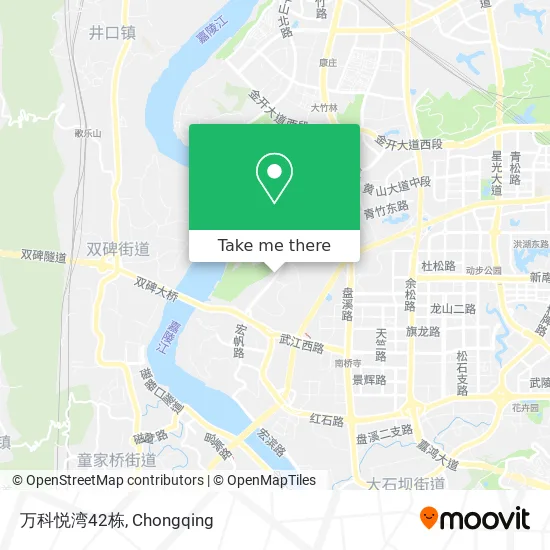 万科悦湾42栋 map