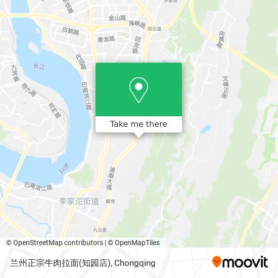 兰州正宗牛肉拉面(知园店) map