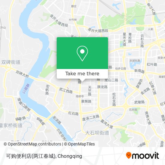 可购便利店(两江春城) map