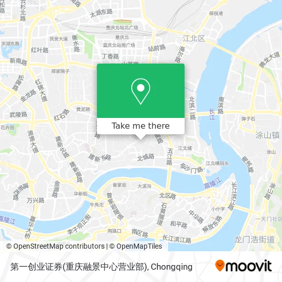 第一创业证券(重庆融景中心营业部) map