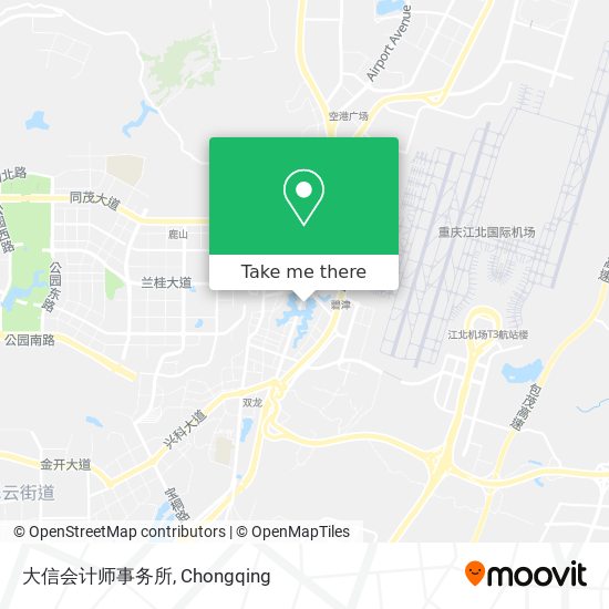 大信会计师事务所 map