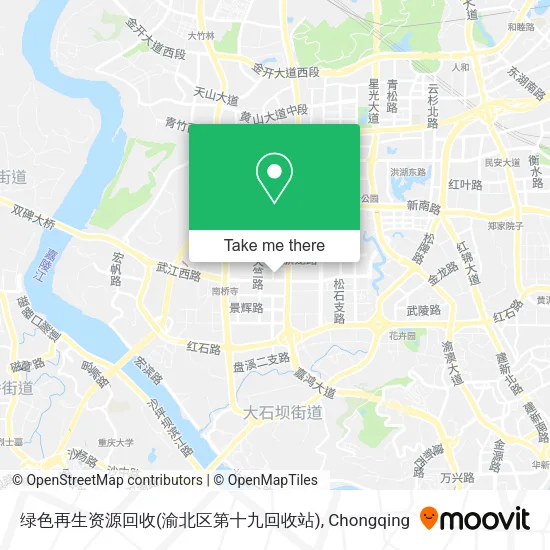 绿色再生资源回收(渝北区第十九回收站) map