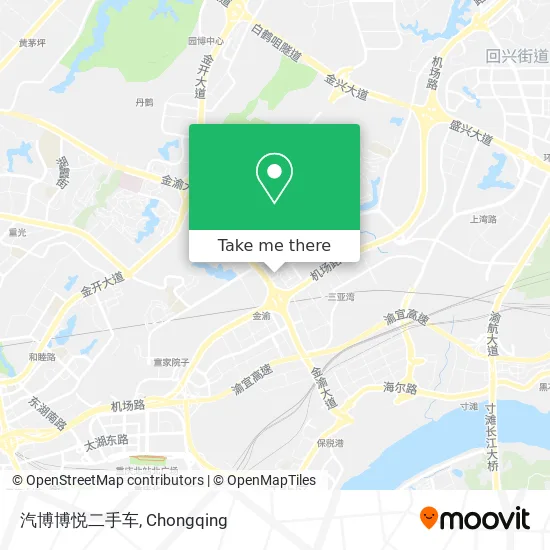 汽博博悦二手车 map