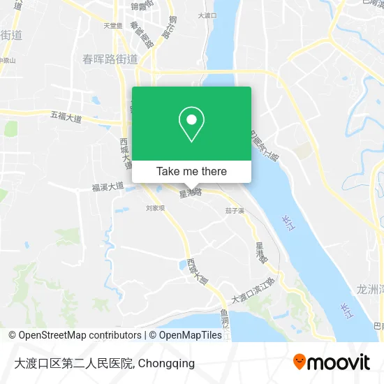 大渡口区第二人民医院 map