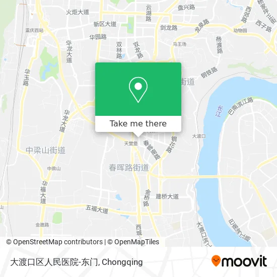 大渡口区人民医院-东门 map
