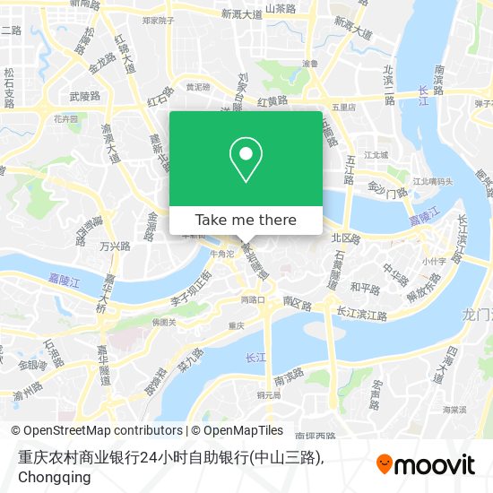 重庆农村商业银行24小时自助银行(中山三路) map