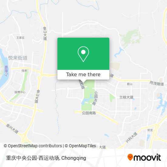 重庆中央公园-西运动场 map