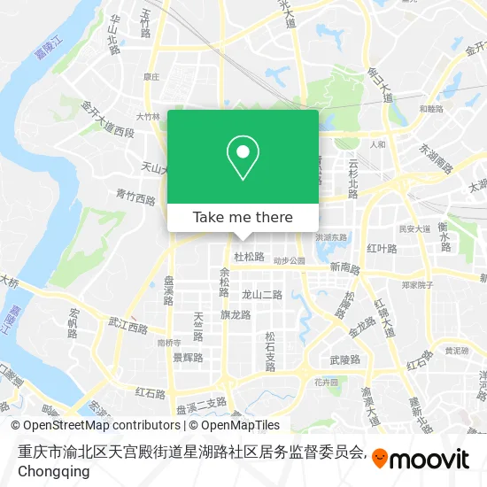 重庆市渝北区天宫殿街道星湖路社区居务监督委员会 map