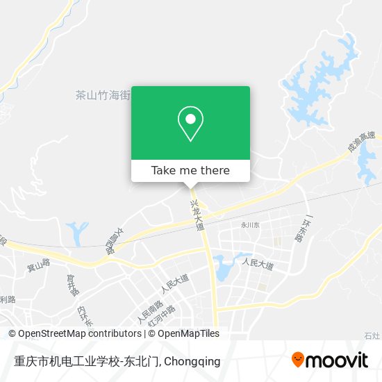 重庆市机电工业学校-东北门 map
