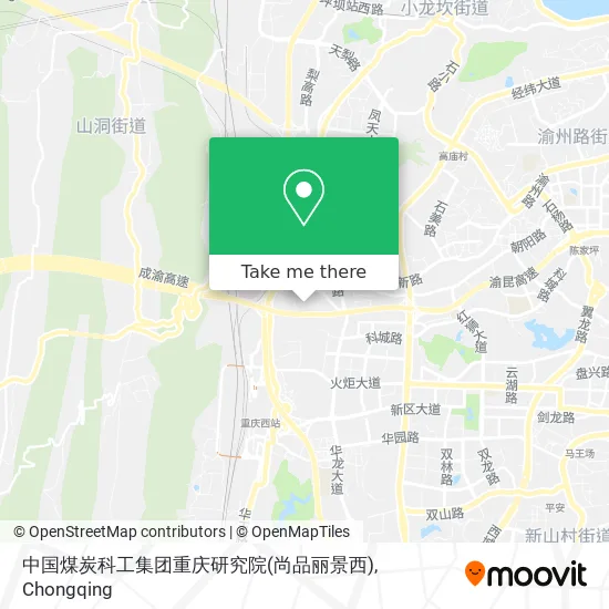 中国煤炭科工集团重庆研究院(尚品丽景西) map