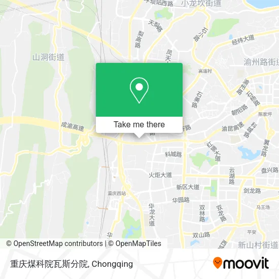 重庆煤科院瓦斯分院 map