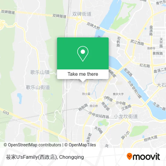 莜家U'sFamily(西政店) map
